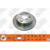 Тормозной диск NiBK RN1441