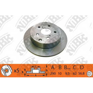 Тормозной диск NiBK RN1441