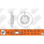 Тормозной диск NiBK RN1451