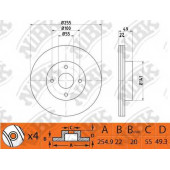 Тормозной диск NiBK RN1458