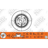 Тормозной диск NiBK RN1460