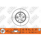 Тормозной диск NiBK RN1468