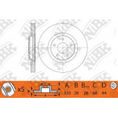 Тормозной диск NiBK RN1470