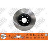 Тормозной диск NiBK RN1514