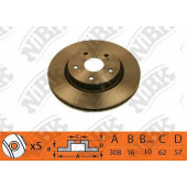 Тормозной диск NiBK RN1522