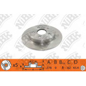 Тормозной диск NiBK RN1524