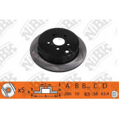 Тормозной диск NiBK RN1529