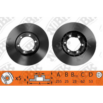 Тормозной диск NiBK RN1532