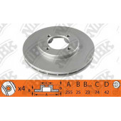 Тормозной диск NiBK RN1533