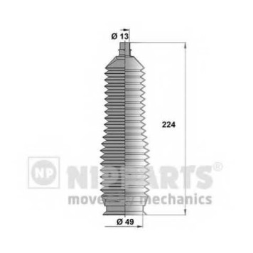 Комплект пылника рулевого управления NIPPARTS J2840301