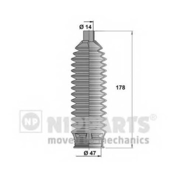 Комплект пылника рулевого управления NIPPARTS J2840504