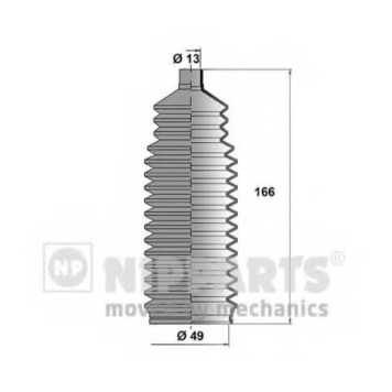 Комплект пылника рулевого управления NIPPARTS J2840900