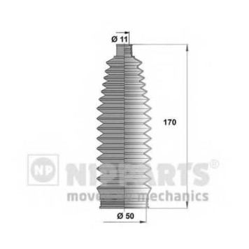 Комплект пылника рулевого управления NIPPARTS J2842016