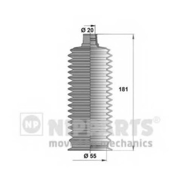 Комплект пылника рулевого управления NIPPARTS J2842026