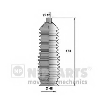 Комплект пылника рулевого управления NIPPARTS J2843004