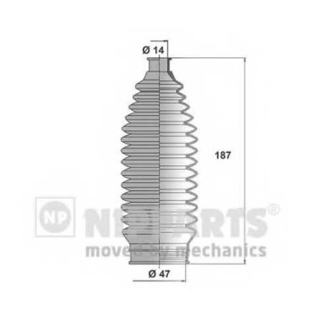Комплект пылника рулевого управления NIPPARTS J2843011