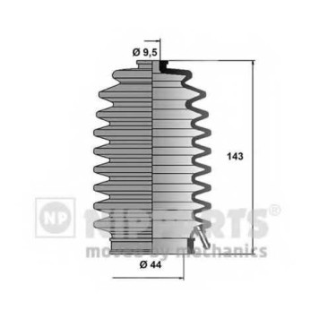 Комплект пылника рулевого управления NIPPARTS J2844002