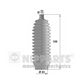 Комплект пылника рулевого управления NIPPARTS J2855000