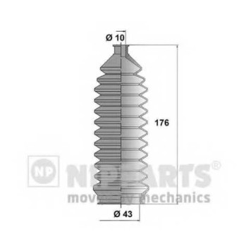 Комплект пылника рулевого управления NIPPARTS J2858000