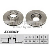 Тормозной диск NIPPARTS J3300401
