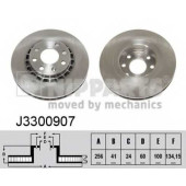 Тормозной диск NIPPARTS J3300907