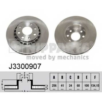 Тормозной диск NIPPARTS J3300907