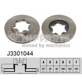 Тормозной диск NIPPARTS J3301044