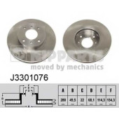 Тормозной диск NIPPARTS J3301076
