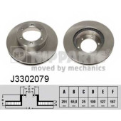 Тормозной диск NIPPARTS J3302079