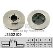 Тормозной диск NIPPARTS J3302109