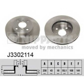 Тормозной диск NIPPARTS J3302114