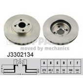 Тормозной диск NIPPARTS J3302134