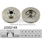 Тормозной диск NIPPARTS J3302149