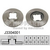 Тормозной диск NIPPARTS J3304001
