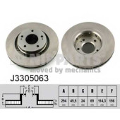 Тормозной диск NIPPARTS J3305063