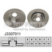 Тормозной диск NIPPARTS J3307011
