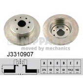 Тормозной диск NIPPARTS J3310907