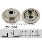 Тормозной диск NIPPARTS J3311046
