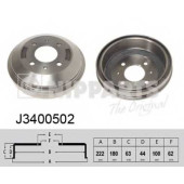 Тормозной барабан NIPPARTS J3400502