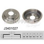 Тормозной барабан NIPPARTS J3401027