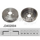 Тормозной барабан NIPPARTS J3402004