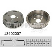 Тормозной барабан NIPPARTS J3402007