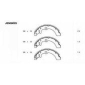 Комплект тормозных колодок для SUZUKI ALTO(HA24), IGNIS(FH), WAGON R+(MM) <b>NIPPARTS J3508025</b>