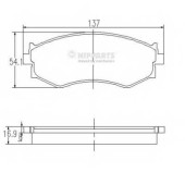 Колодки тормозные дисковые для HYUNDAI COUPE, LANTRA, SONATA / NISSAN 200 SX, PRAIRIE, PRIMERA, SKYLINE / SSANGYONG KORANDO, MUSSO <b>NIPPARTS J3601042</b>