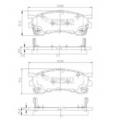 Колодки тормозные дисковые для MAZDA 323 F(BJ), 626(GF,GW), FAMILIA(BJ), MX-6(GD), PREMACY(CP), XEDOS 6(CA) <b>NIPPARTS J3603061</b>