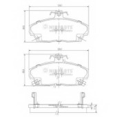 Колодки тормозные дисковые для HONDA ACCORD(CH), CIVIC(EJ, EK, EM2, EP, ES, EU, EV, MA, MB, MC), CONCERTO(HW, HWW, MA), LEGEND(KA9) <b>NIPPARTS J3604031</b>
