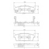 Колодки тормозные дисковые для NISSAN 200 SX(S13), BLUEBIRD(U13,U14), CEDRIC(Y30,Y31) <b>NIPPARTS J3611024</b>