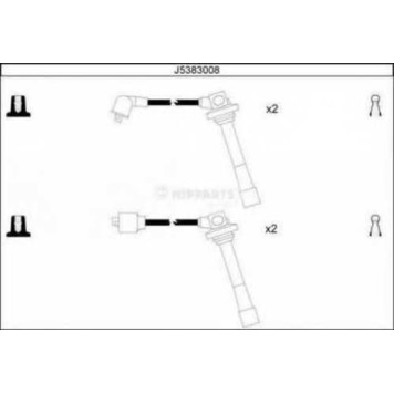 Комплект проводов зажигания NIPPARTS J5383008