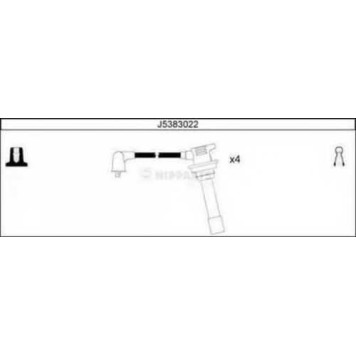 Комплект проводов зажигания NIPPARTS J5383022