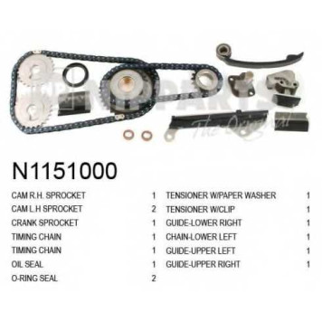Комплект цели привода распредвала NIPPARTS N1151000